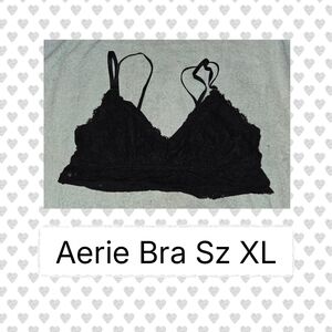 ❤️Aerie Black Lace Bralette - XL